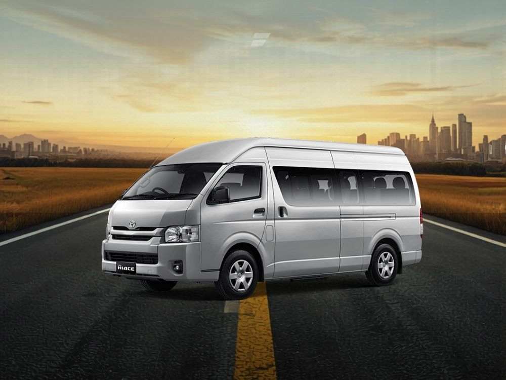 Toyota Hiace Commuter Rental with Professional Driver